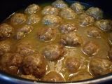Albóndigas caseras con manzana