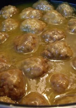 Una foto de Albóndigas caseras con manzana