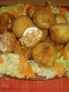 Una foto de Huevos empanados Claribel