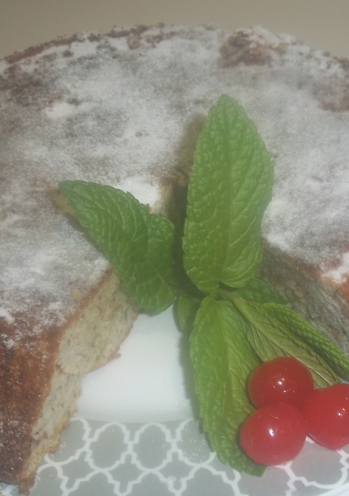 Una foto de Torta de almendras Navideña