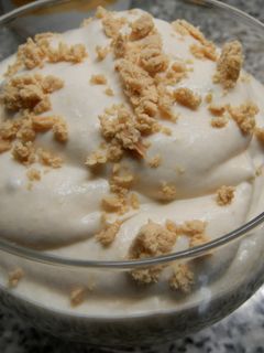 Una foto de Espuma de turrón