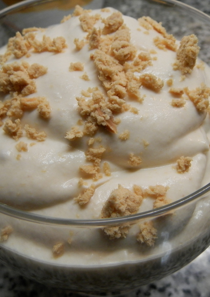 Una foto de Espuma de turrón