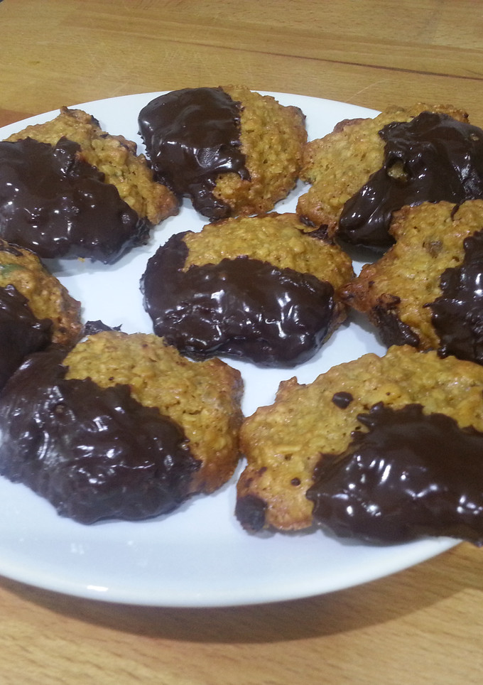 Una foto de Galletas de jengibre con avena y miel