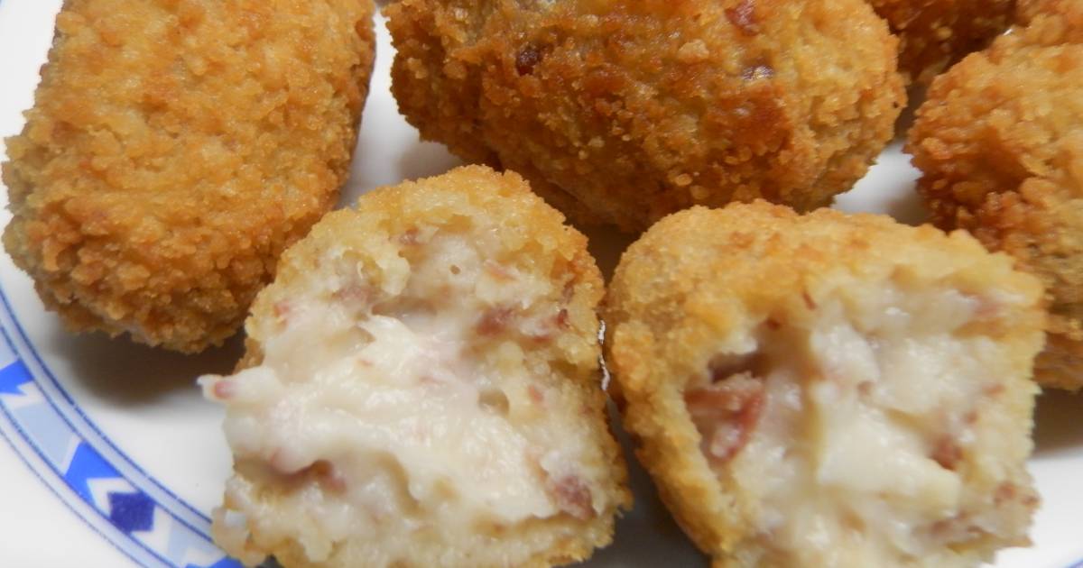 Croquetas de jamón serrano caseras Receta de Carmem- Cookpad