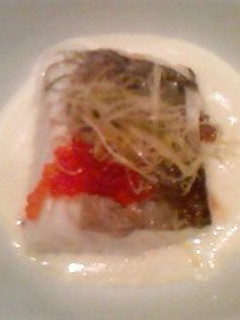 Una foto de Escalibada con bacalao confitado