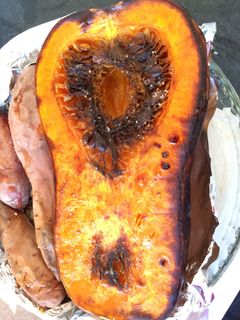 Una foto de Zapallo asado en horno