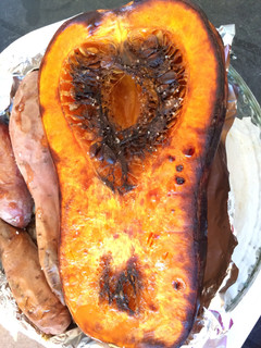 Una foto de Zapallo asado en horno