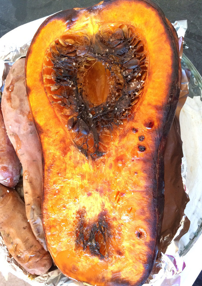 Una foto de Zapallo asado en horno