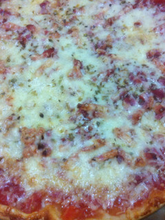 Una foto de Pizza de hojaldre con bacon