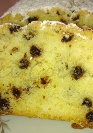 Una foto de Budín choco chips
