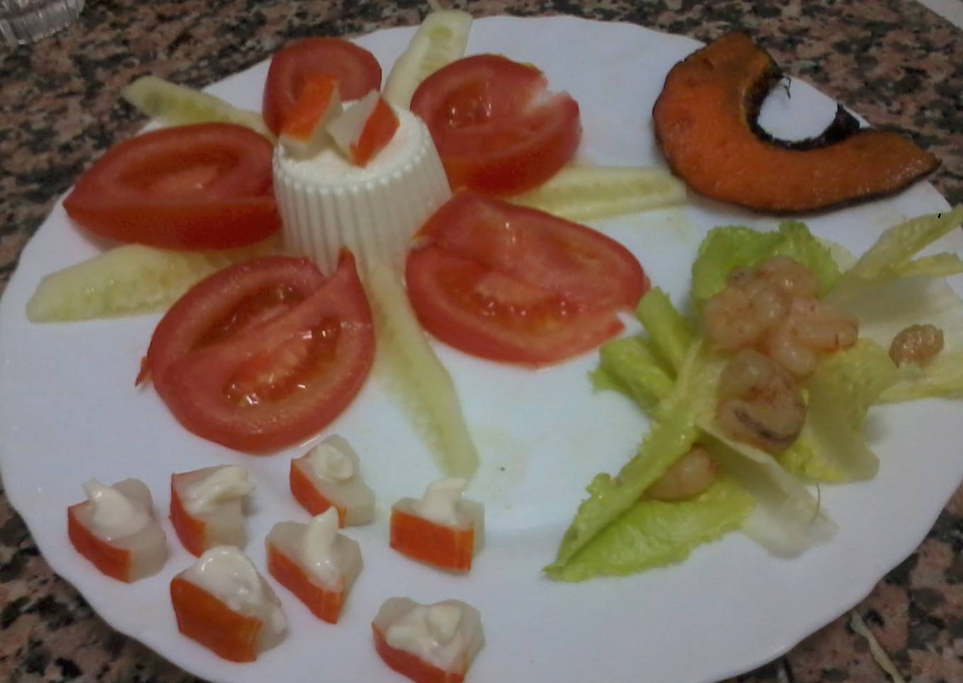 Cena con queso fresco