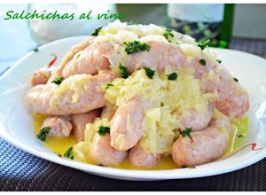 Foto principal de Salchichas al vino blanco (Thermomix)