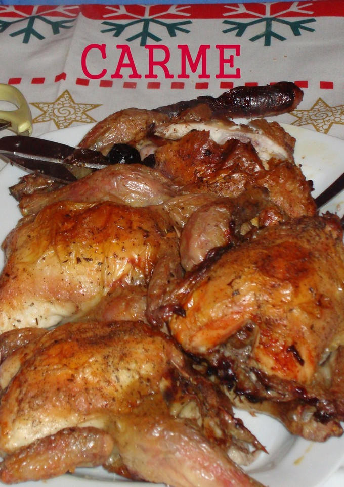 Una foto de Picantones rellenos para Navidades