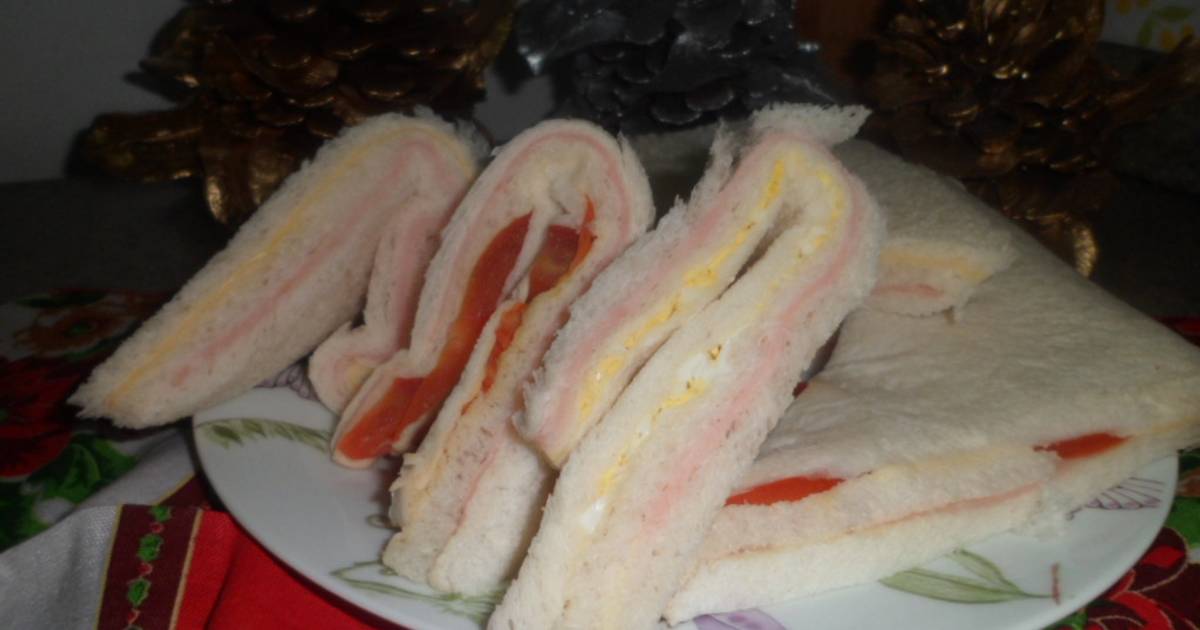 Sandwiches de miga triples Receta de chiaraminutti Cookpad
