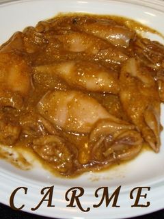 Una foto de Calarmarçets con salsa Carme