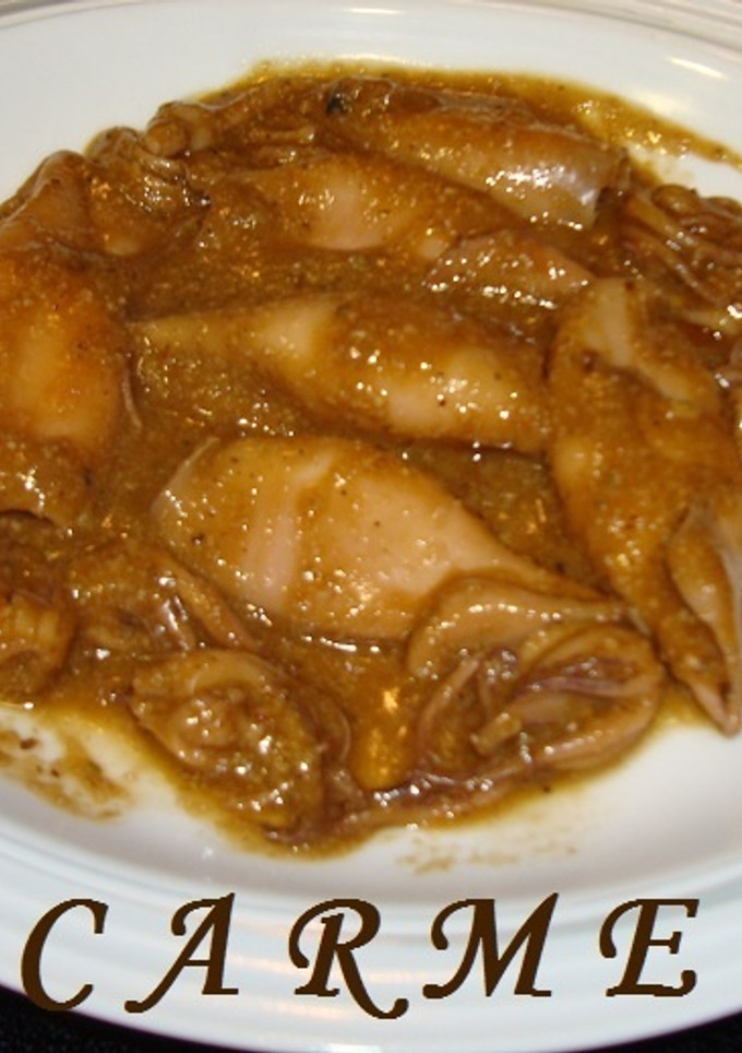 Una foto de Calarmarçets con salsa Carme