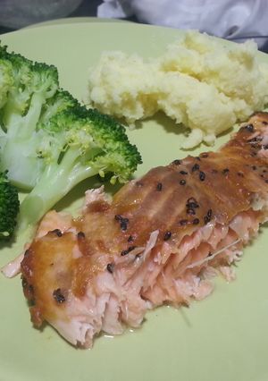 Una foto de Marinado para salmón