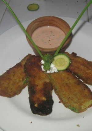 Una foto de Calabacitas Empanizadas 