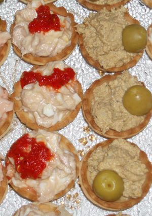 Una foto de Canapés fríos en 5 minutos