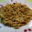 Tallarines con atún al curry