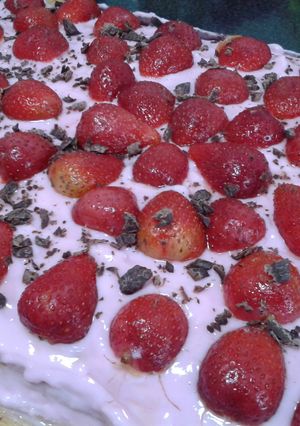 Una foto de Postre con vainillas