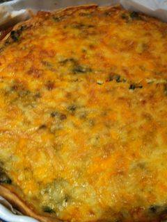 Una foto de Quiche de espinacas fácil y rapida