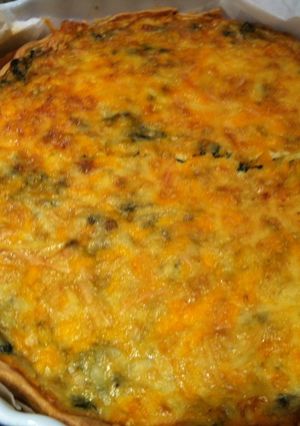Una foto de Quiche de espinacas fácil y rapida