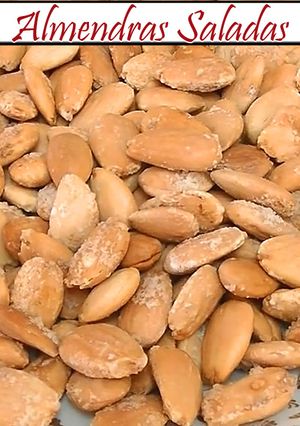 Una foto de Almendras saladas sin aceite