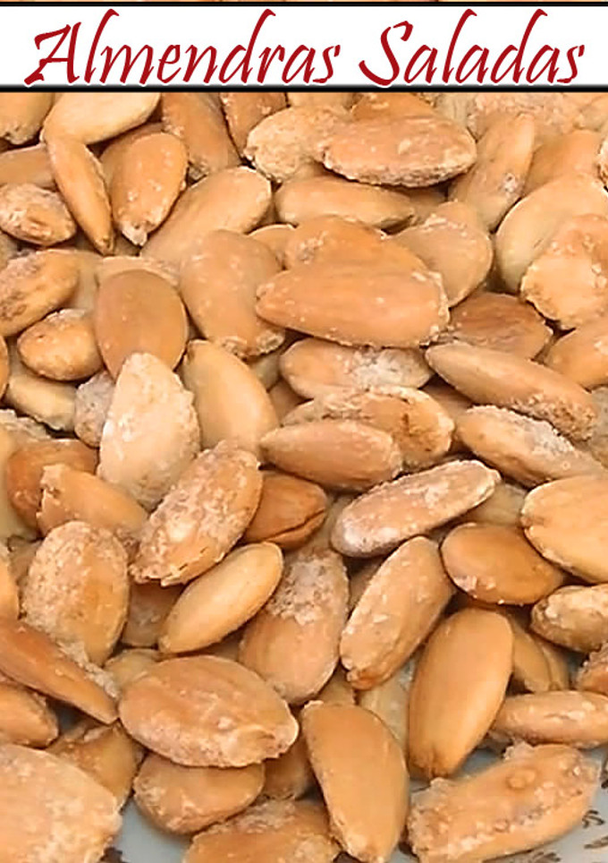 Una foto de Almendras saladas sin aceite