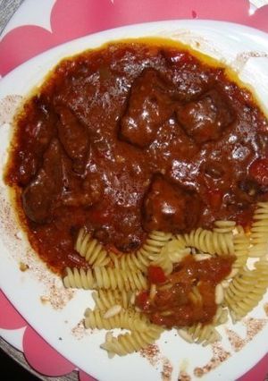 A picture of Goulash a la Aran.