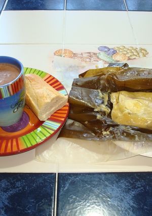 Una foto de Tamales colombianos