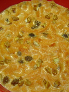 Una foto de BUDIN DE PAN CON FLAN