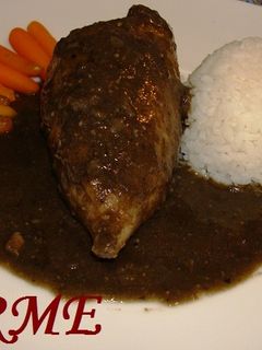 Una foto de Calamares rellenos en su tinta