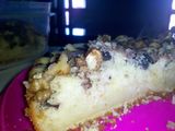 Torta de arándanos con nueces