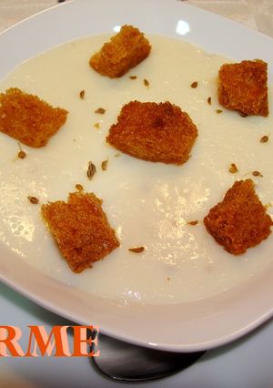 Una foto de Gachas dulces con cuscurros