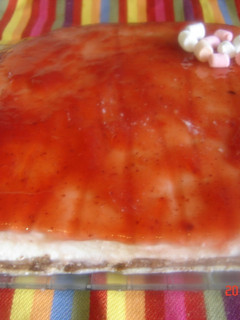 Foto principal de Tarta de queso fresco y mermelada de Montse