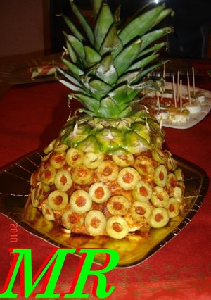 Una foto de Pate piña de quesos