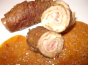 Una foto de Rollitos de filetes de ternera