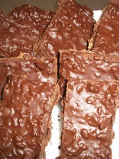 Foto principal de Barritas navideñas de chocolate y avena