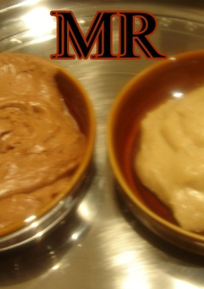 Una foto de Crema Gianduja y crema praliné