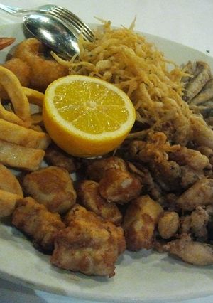 Una foto de Fritura de pescado