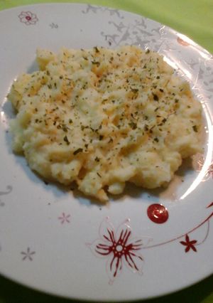 Una foto de Puré de patatas con manzana 