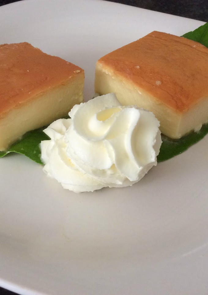 Una foto de Flan de limón con AMC
