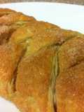 Trenza de hojaldre de manzana