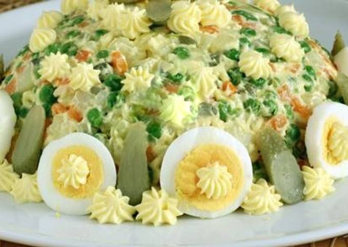 Ensalada Rusa (Russian Salad), Receta