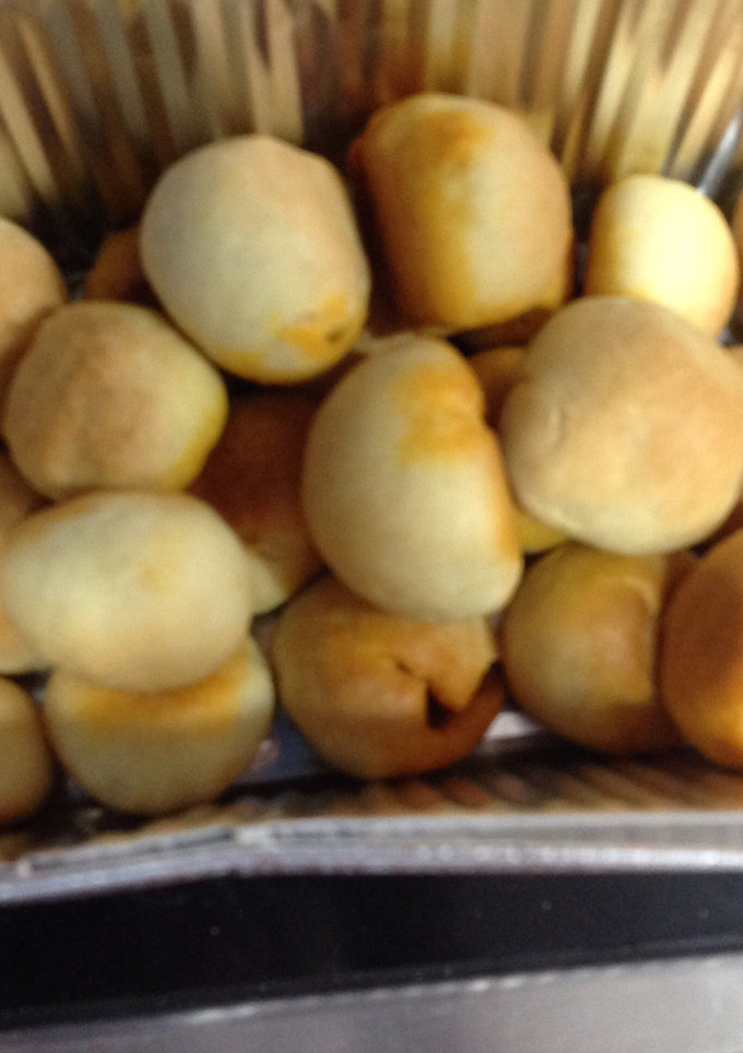 Una foto de Bollitos "preñaos" caseros