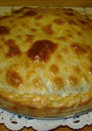 Una foto de Tarta de espinacas y atún
