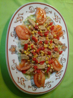 Una foto de Ensalada tierra y mar