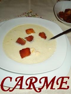 Una foto de Sopa de mahonesa