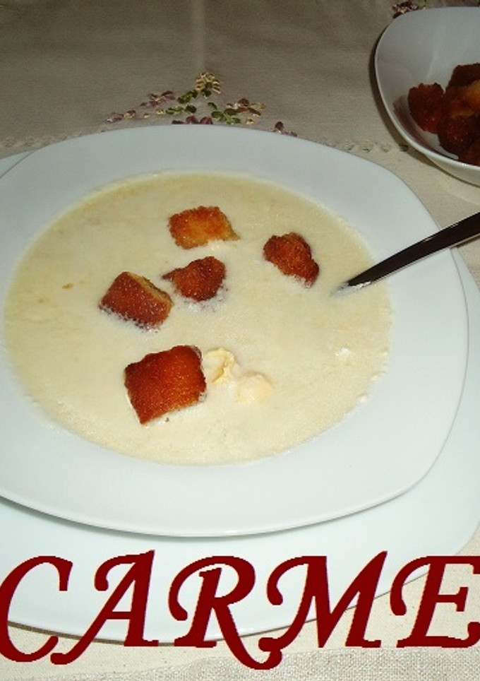 Una foto de Sopa de mahonesa